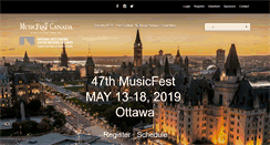 Desktop Screenshot of musicfest.ca