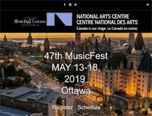 Tablet Screenshot of musicfest.ca